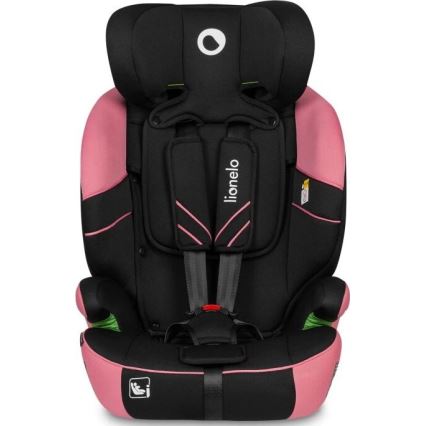Lionelo - Seggiolino auto LEVI ONE i-Dimensioni 76-150 cm nero/rosa