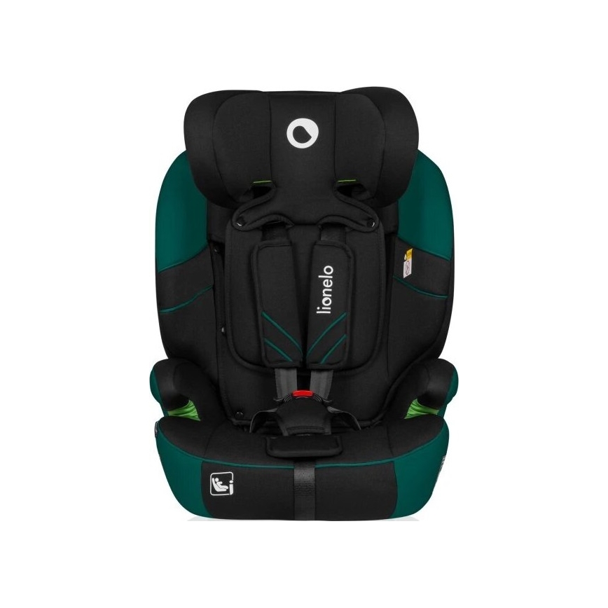 Lionelo - Seggiolino auto LEVI ONE i-Dimensioni 76-150 cm nero/verde