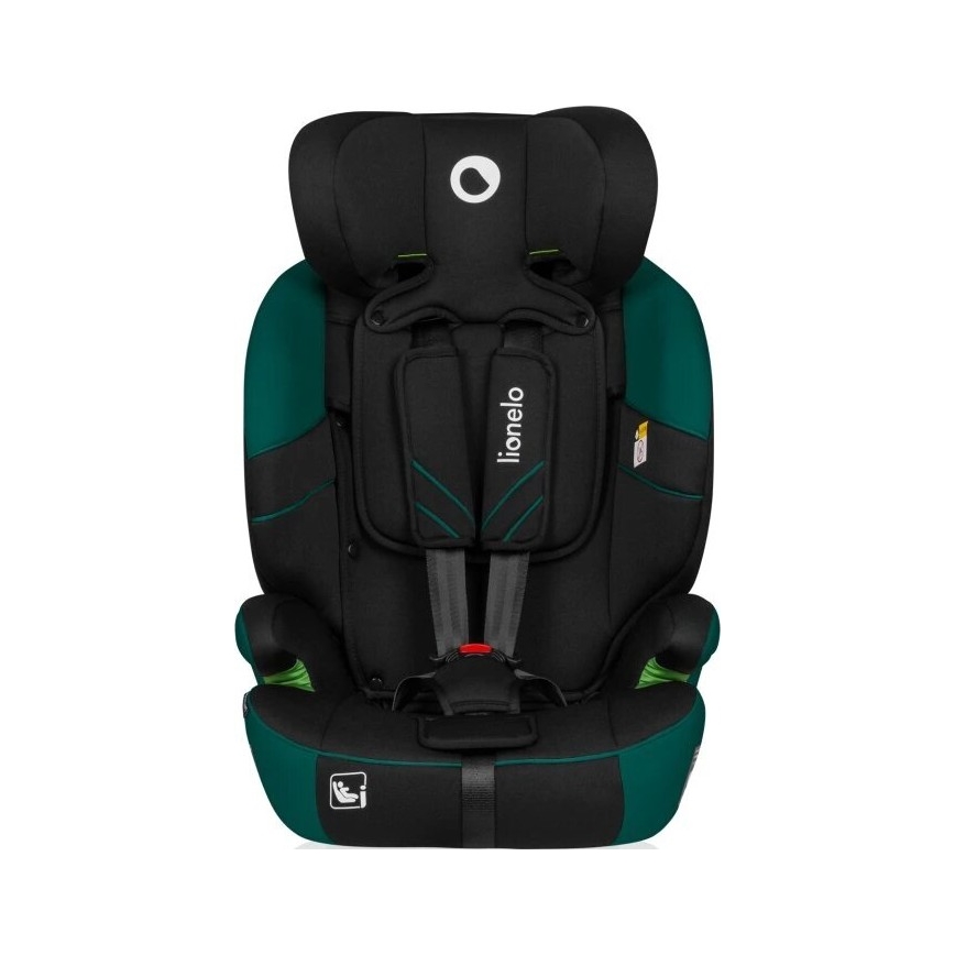 Lionelo - Seggiolino auto LEVI ONE i-Dimensioni 76-150 cm nero/verde
