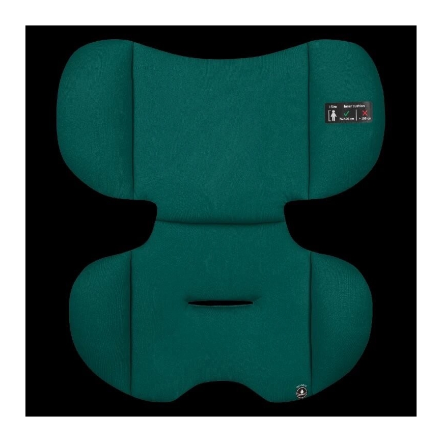 Lionelo - Seggiolino auto LEVI ONE i-Size 76-150 cm nero/verde
