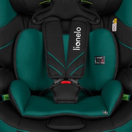 Lionelo - Seggiolino auto LEVI ONE i-Size 76-150 cm nero/verde
