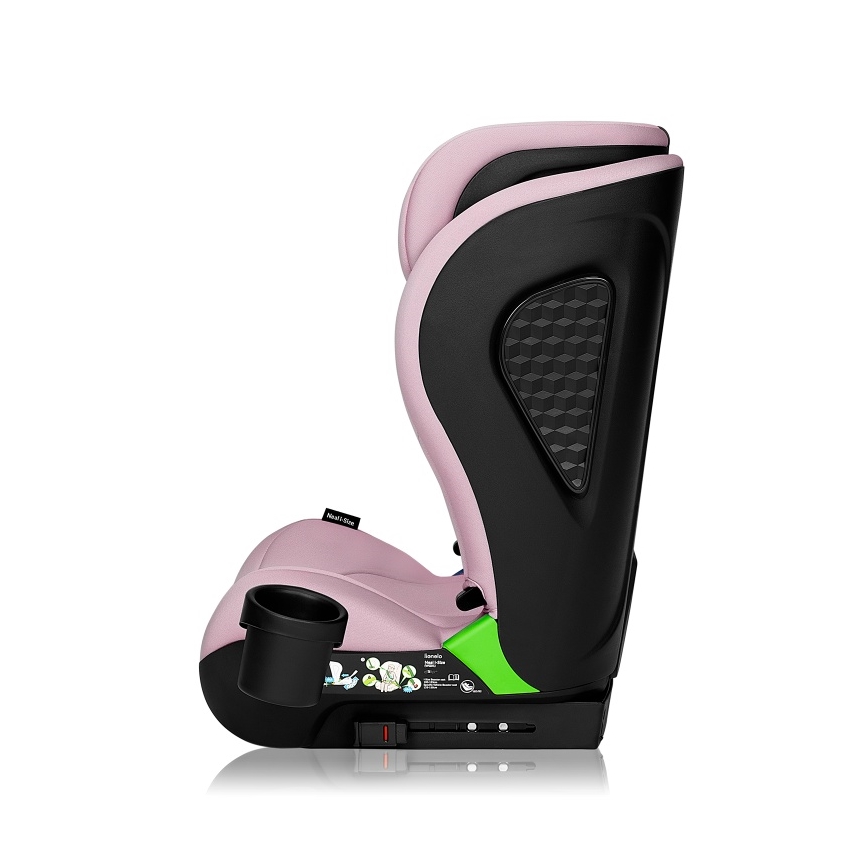 Lionelo - Seggiolino auto NEAL i-Size 100-150 cm Rosa Lilla
