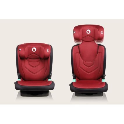 Lionelo - Seggiolino auto NEAL i-Size 100-150 cm Rosso bordeaux