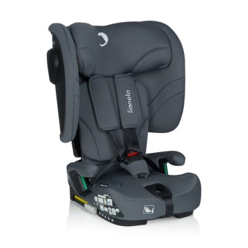 Lionelo - Seggiolino auto pieghevole NELLY i-Size 76-150 cm Grigio Grafite