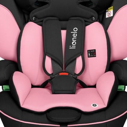 Lionelo - Seggiolino per auto LEVI i-Size 76-150 cm Rosa Baby