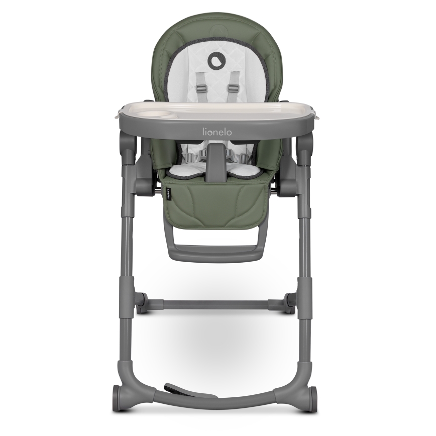Lionelo - Seggiolone 2 in 1 CORA PLUS Verde oliva