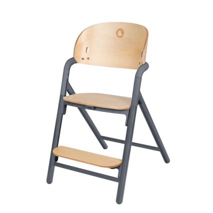 Lionelo - Seggiolone da pranzo 3 in 1 per bambini CELIA Effetto legno grigio