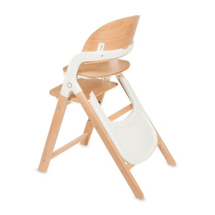 Lionelo - Seggiolone da pranzo 3 in 1 per bambini MEGAN Legno bianco
