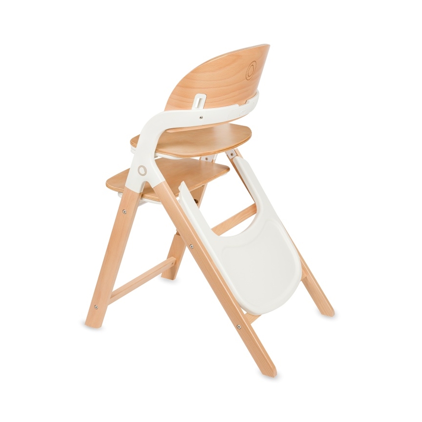Lionelo - Seggiolone da pranzo 3 in 1 per bambini MEGAN Legno bianco