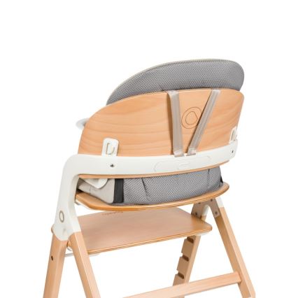 Lionelo - Seggiolone da pranzo 3 in 1 per bambini MEGAN Legno bianco