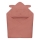 Lionelo - Serviette à capuche en mousseline pour enfants, rouge corail
