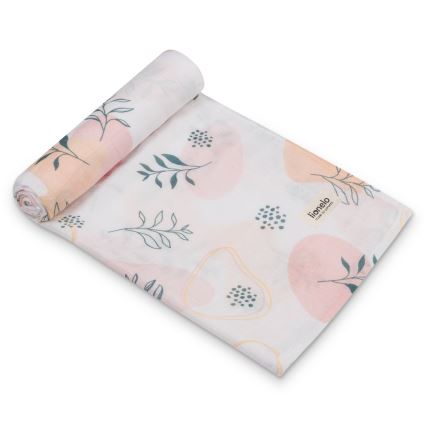 Lionelo - Set da 3 mussole in bambù 70x70 cm Leaf