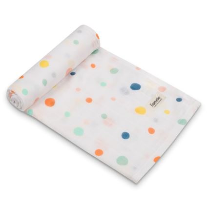 Lionelo - SET di 3 mussole in bambù BAMBOO SET 70x70 cm Dot