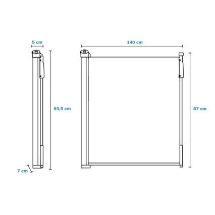 Lionelo - Sicherheitsgitter TULIA schwarz