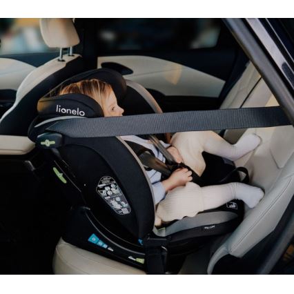 Lionelo - Siège auto AART i-Taille 40-150 cm noir/gris