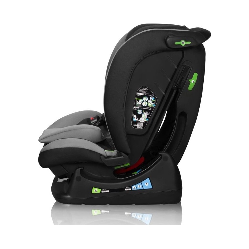 Lionelo - Siège auto AART i-Taille 40-150 cm noir/gris