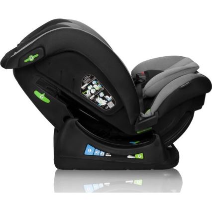 Lionelo - Siège auto AART i-Taille 40-150 cm noir/gris
