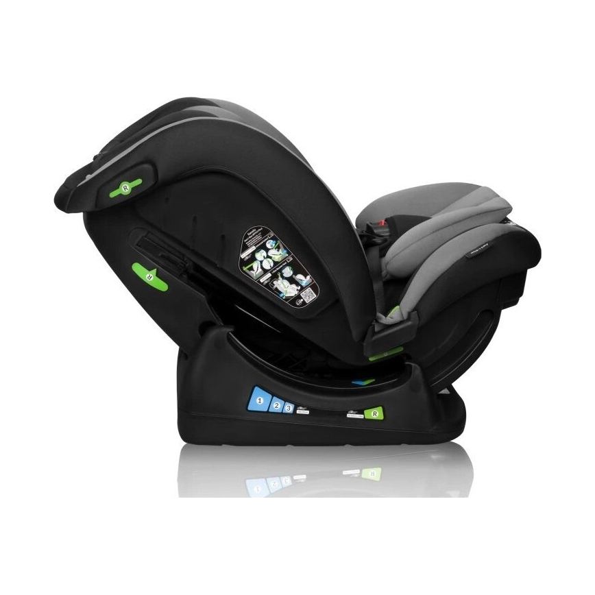 Lionelo - Siège auto AART i-Taille 40-150 cm noir/gris