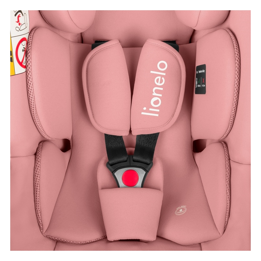 Lionelo - Siège-auto ASTRID i-Size 40-87 cm Rose corail