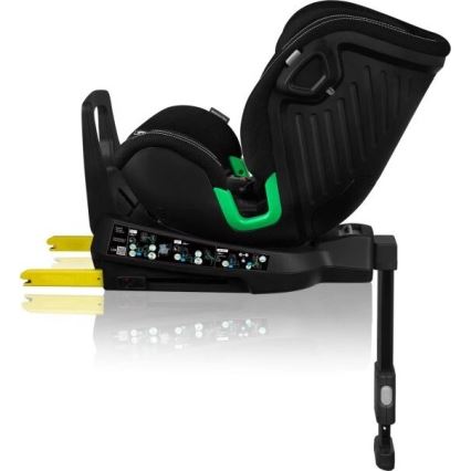 Lionelo - Siège auto avec base pivotante HARMONY i-Taille 40-150 cm noir
