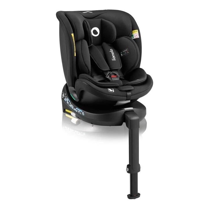 Lionelo - Siège auto avec base pivotante NAVY i- Taille 40-150 cm noir