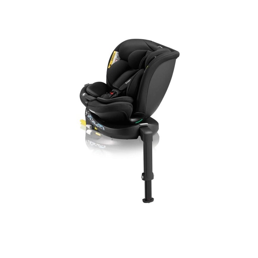Lionelo - Siège auto avec base pivotante NAVY i- Taille 40-150 cm noir