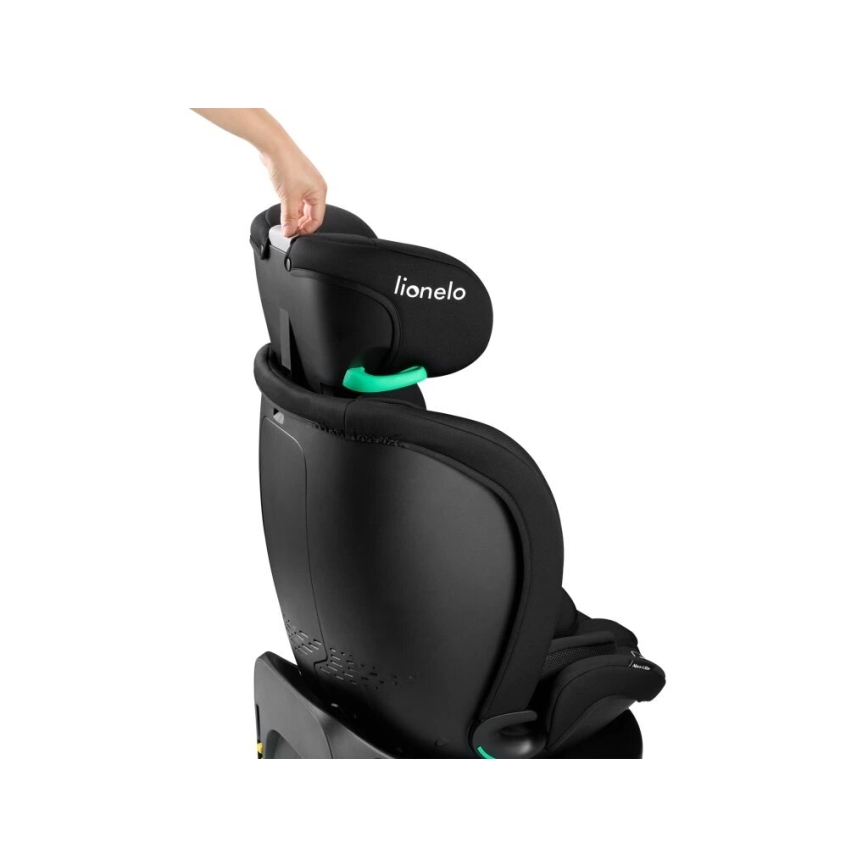 Lionelo - Siège auto avec base pivotante NAVY i- Taille 40-150 cm noir
