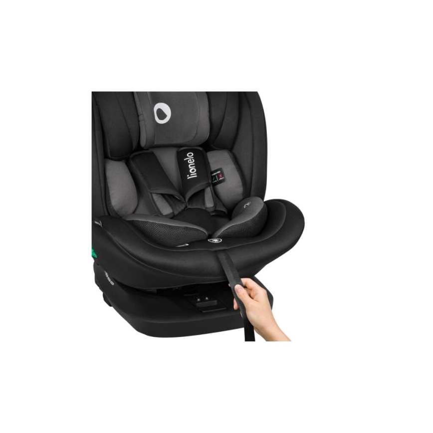 Lionelo - Siège auto BASTIAAN i-Size 40-150 cm noir/gris