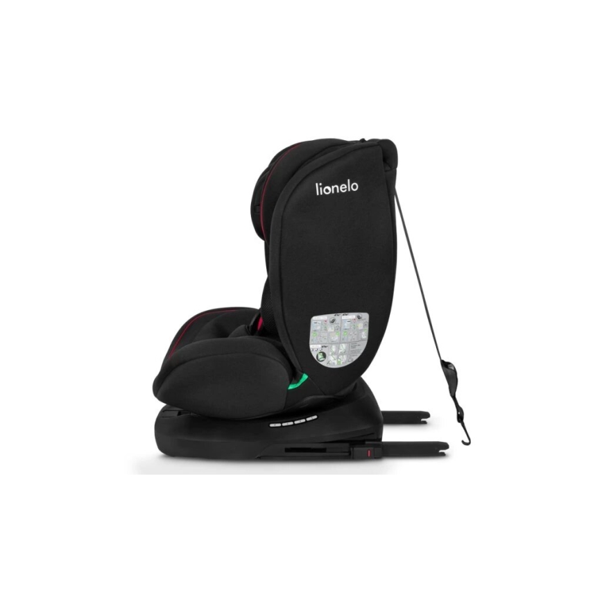 Lionelo - Siège auto BASTIAAN i-Size 40-150 cm noir/rouge