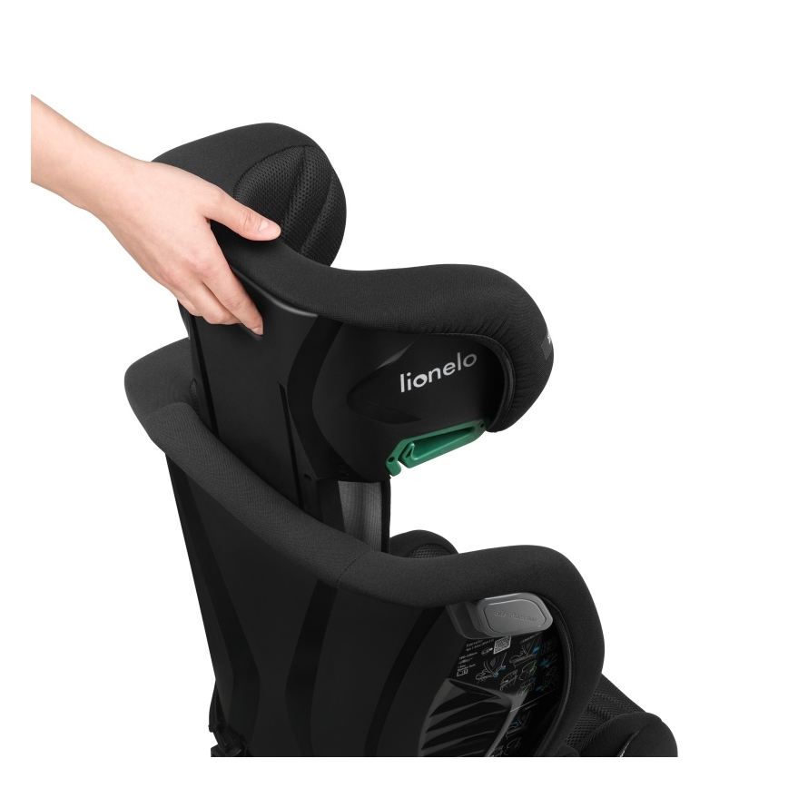 Lionelo - Siège auto IGO i-Size 100-150 cm Noir Carbone