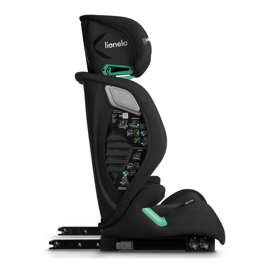 Lionelo - Siège auto IGO i-Size 100-150 cm Noir Carbone