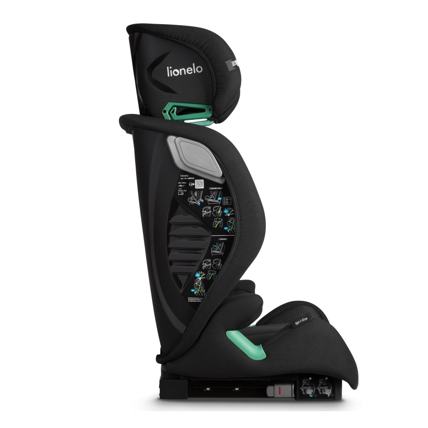 Lionelo - Siège auto IGO i-Size 100-150 cm Noir Carbone