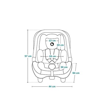 Lionelo - Siège auto LEMMY i-Size 40-87 cm Gris
