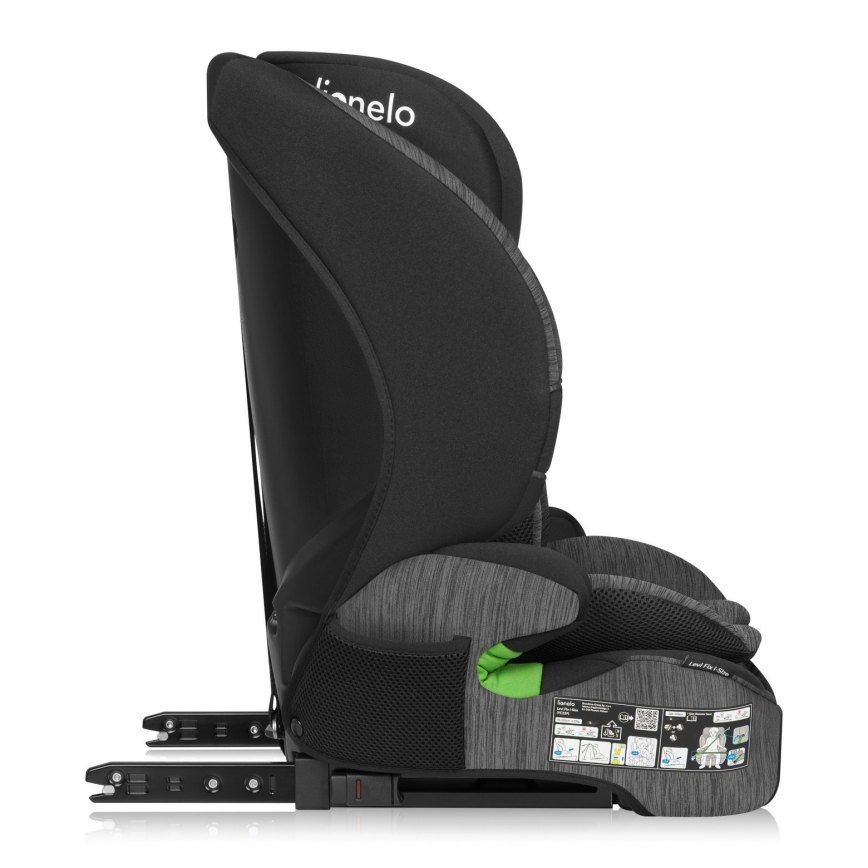 Lionelo - Siège auto LEVI FIX i-Size 76-150 cm Grey Stone