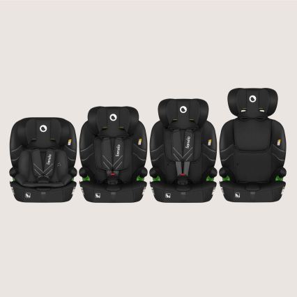 Lionelo - Siège auto LEVI FIX i-Size 76-150 cm Noir Carbone