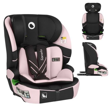 Lionelo - Siège auto LEVI FIX i-Size 76-150 cm Rose Bébé