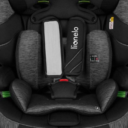 Lionelo - Siège auto LEVI ONE i-Size 76-150 cm noir/gris