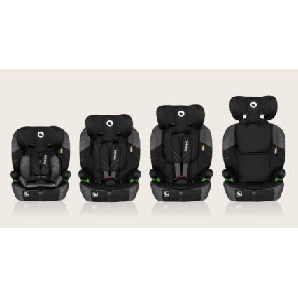 Lionelo - Siège auto LEVI ONE i-Taille 76-150 cm noir/gris