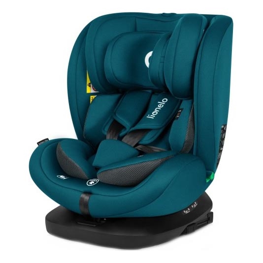 Lionelo - Siège-auto pivotant avec base BASTIAAN i-Size 40-150 cm bleu indigo