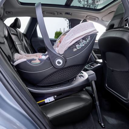Lionelo - Siège-auto pivotant avec base MOXIE SET i-Size 40-87 cm Rose mauve