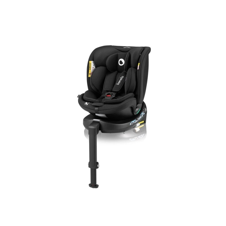 Lionelo - Siège-auto pivotant avec base NAVY i-Size 40-150 cm noir