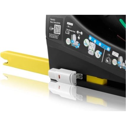 Lionelo - Siège auto pivotant avec base NAVY i-Size 40-150 cm noir/turquoise