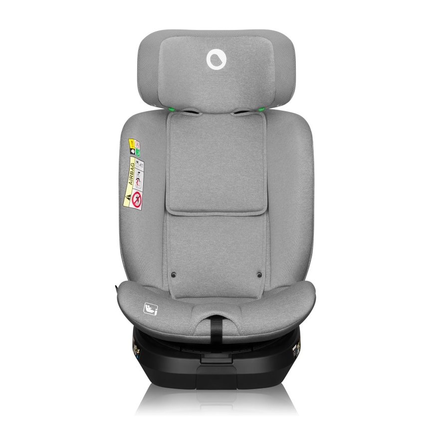 Lionelo - Siège-auto pivotant BRAVE i-Size avec base 40-150 cm Gris Stone