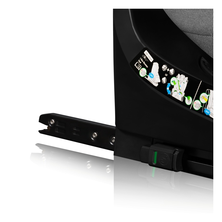 Lionelo - Siège-auto pivotant BRAVE i-Size avec base 40-150 cm Gris Stone