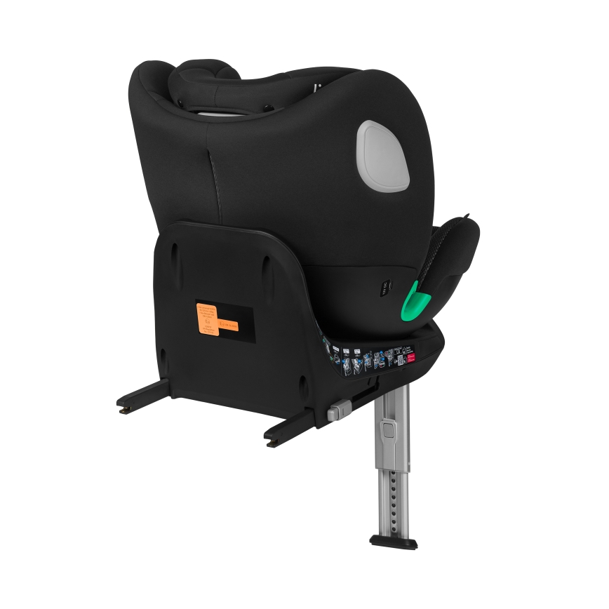 Lionelo - Siège-auto pivotant avec base BRAAM AIR i-Size 40-150 cm Noir Carbone