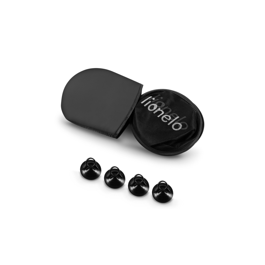 Lionelo - Sonnenschutz mit Saugnapfen SUNSHADE, 2er-Set, Schwarz