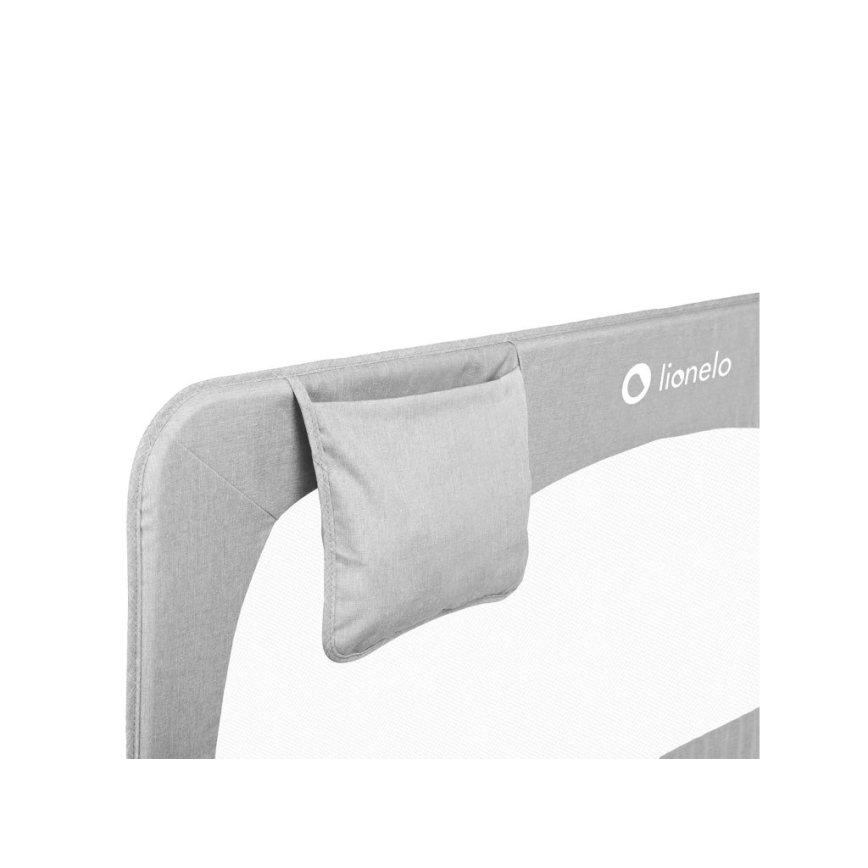 Lionelo - Sponda di sicurezza per letto HANNA Grigio Melange