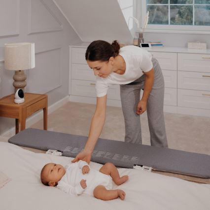 Lionelo - Sponda di sicurezza per letto LORA XL grigio scuro