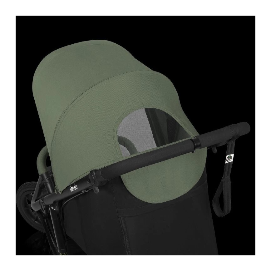 Lionelo - Sport-Kinderwagen AZURA schwarz/grün