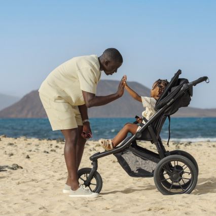 Lionelo - Sport-Kinderwagen AZURA, schwarz